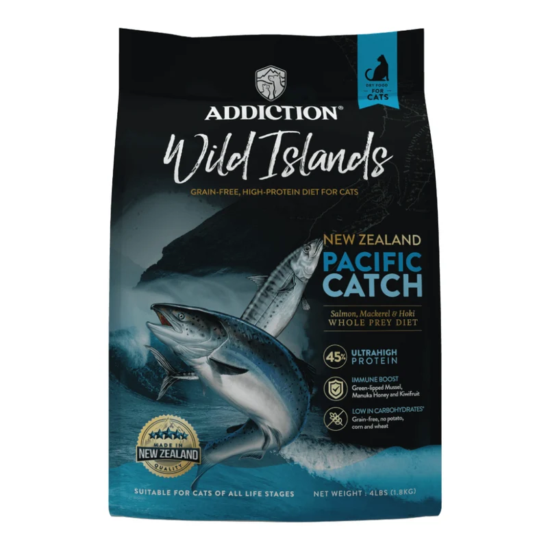Addiction Wild Islands Pacific Catch Grain-Free Ultra High Protein Dry Cat Food