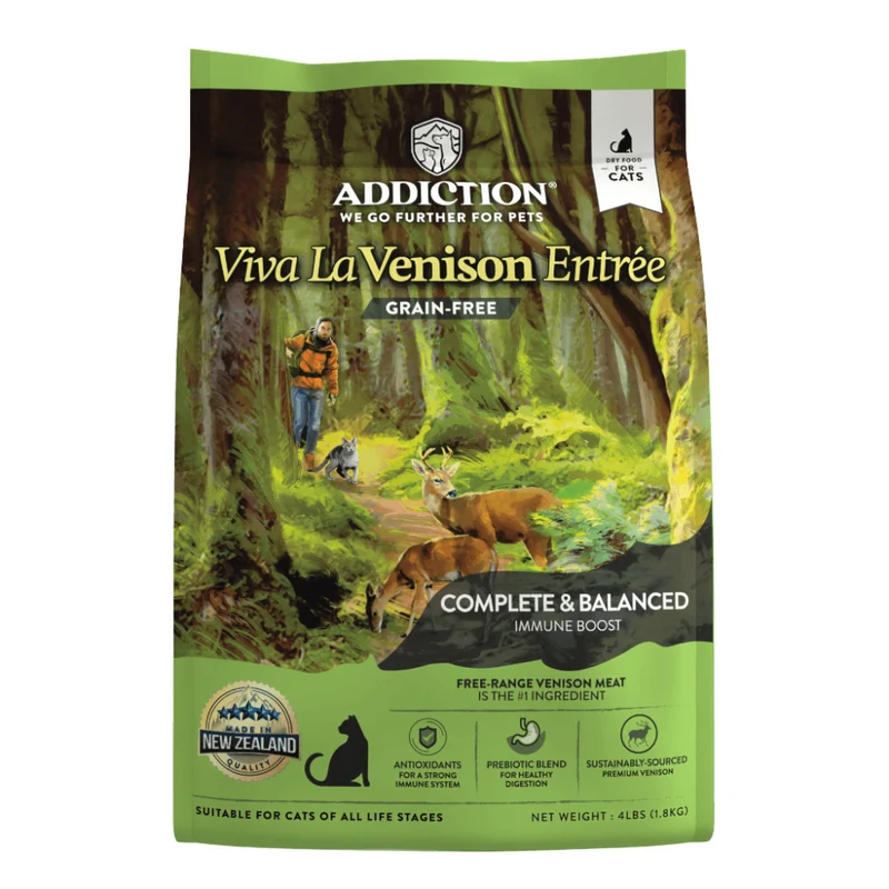 Addiction Viva La Venison Grain-Free Dry Cat Food