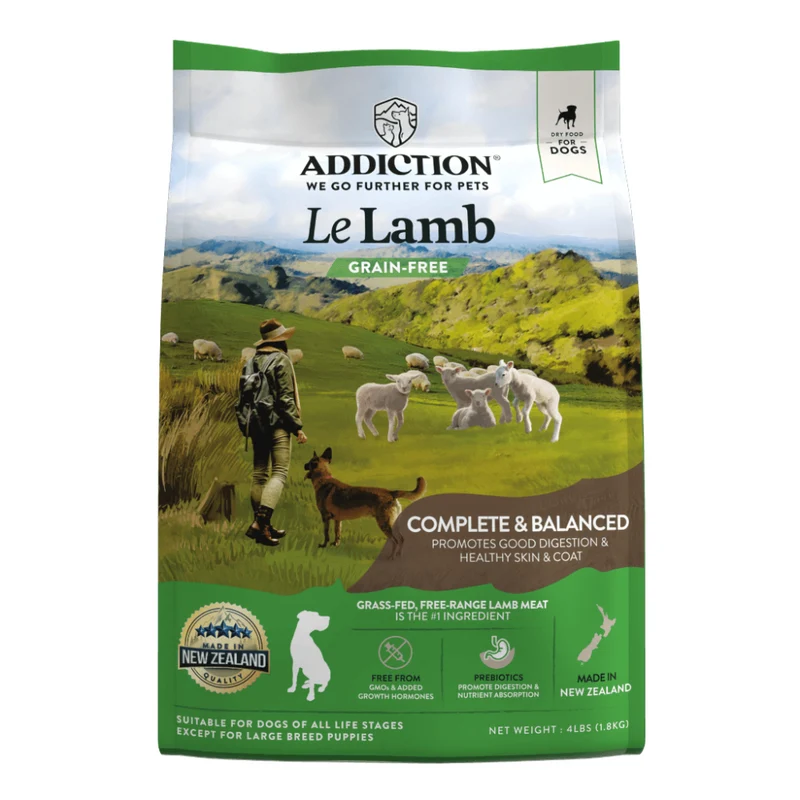 Addiction Le Lamb Grain-Free Skin & Good Digestion Dry Dog Food