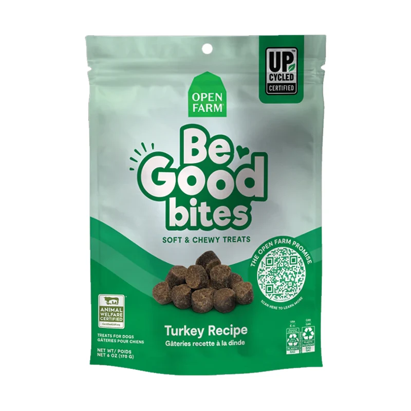 Open Farm Be Good Bites Turkey Dog Treat 170G