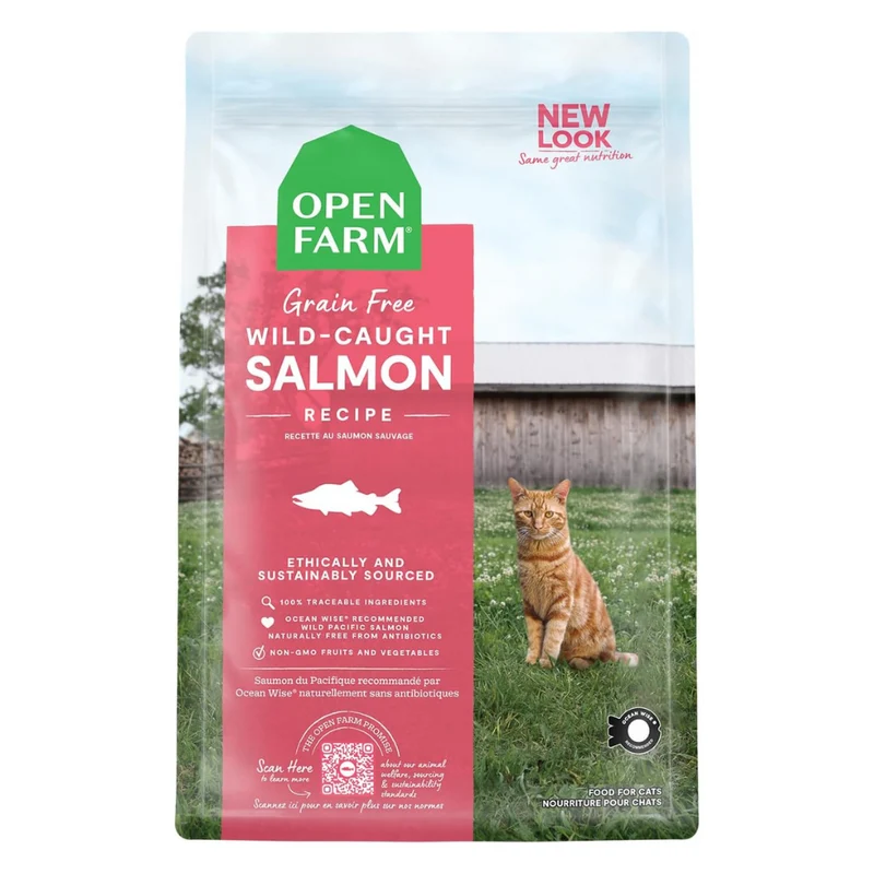 Open Farm Grain Free Wild Caught Salmon Dry Cat Food
