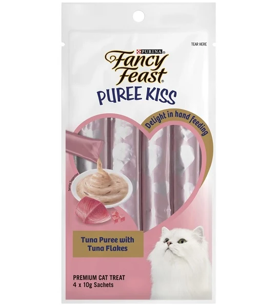 PURINA Fancy Feast Puree Kiss Tuna with Tuna Flakes 40G