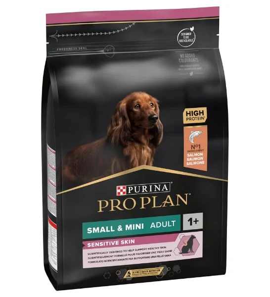 PURINA Pro Plan Optiderma Salmon Small & Mini Sensitive Skin Adult Dog Dry Food 3KG