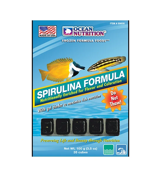 Ocean Nutrition Frozen Spirulina Formula Food for Fish 100G