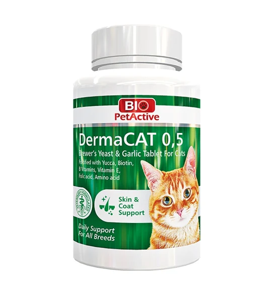 Bio PetActive Dermacat Garlic & Brewer's Yeast Tablet 0.5 for Cats 150 Tablets