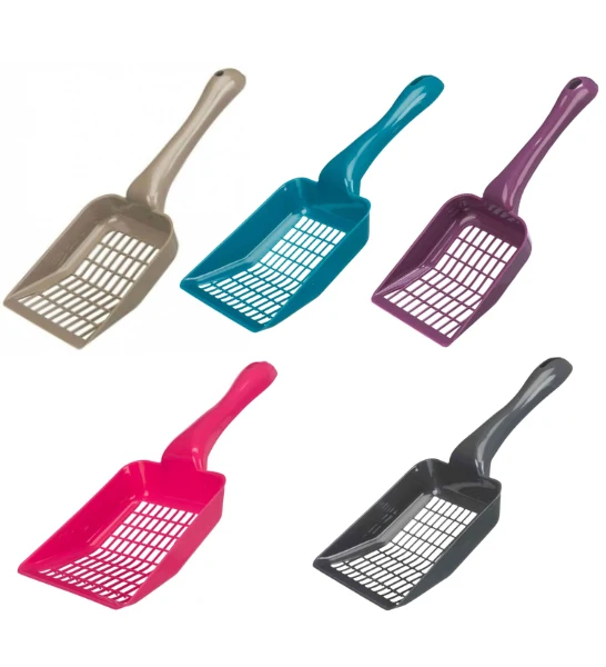 Trixie Litter Scoop for Clumping & Silicate Cat Litter Assorted Color
