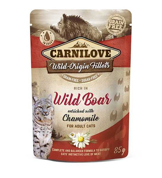 Carnilove Wild Boar for Adult Cat Wet Food 85G