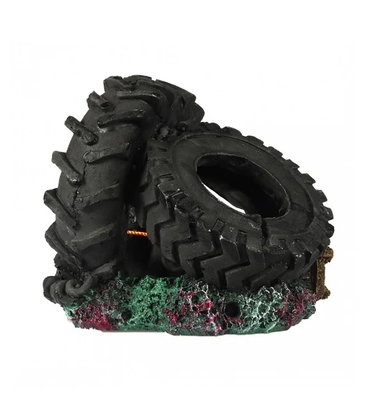 Aqua D'Ella Big Tires Ornament for Aquariums 11x9x9.5cm