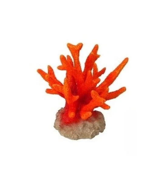 Aqua D'Ella Coral Seriatopora Red for Aquariums 8.5x8.5x9cm