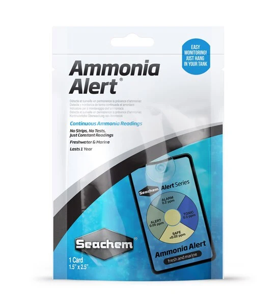 Seachem Ammonia Alert Water Test Kit for Aquariums 1pc