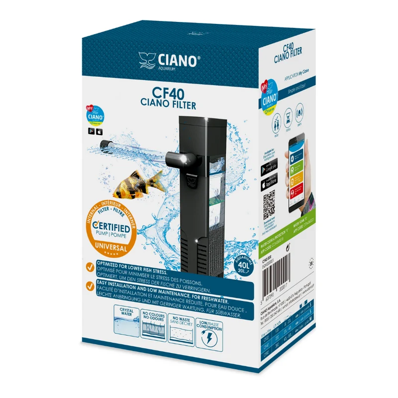 Ciano CF40 Spray Bar Filter For Aquariums