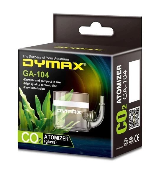Dymax Aquarium Glass CO2 Atomizer GA104 50G