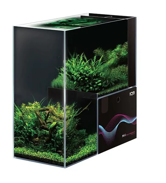 Dymax IQ9 Mini Drop Off Acrylic Freshwater Glass Aquarium 48L