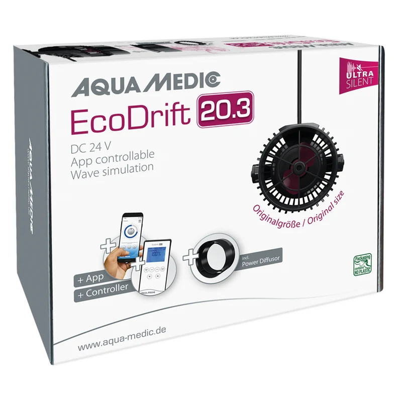Aqua Medic EcoDrift Aquarium Current Pump 20.3 With App-Control 20000 l/h