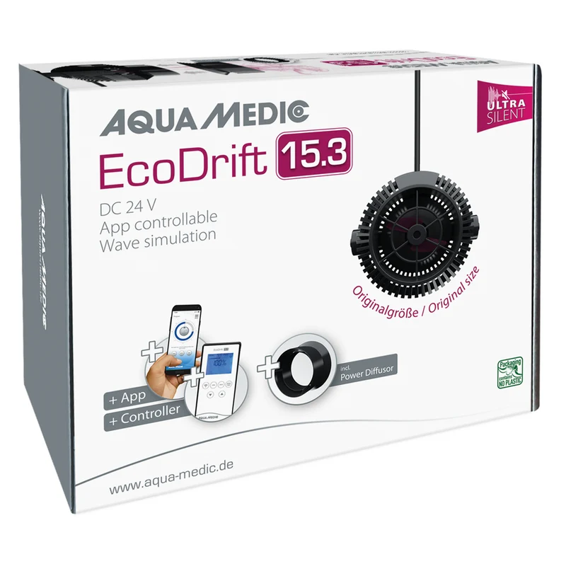 Aqua Medic EcoDrift Aquarium Current Pump 15.3 With App-Control 15000 l/h