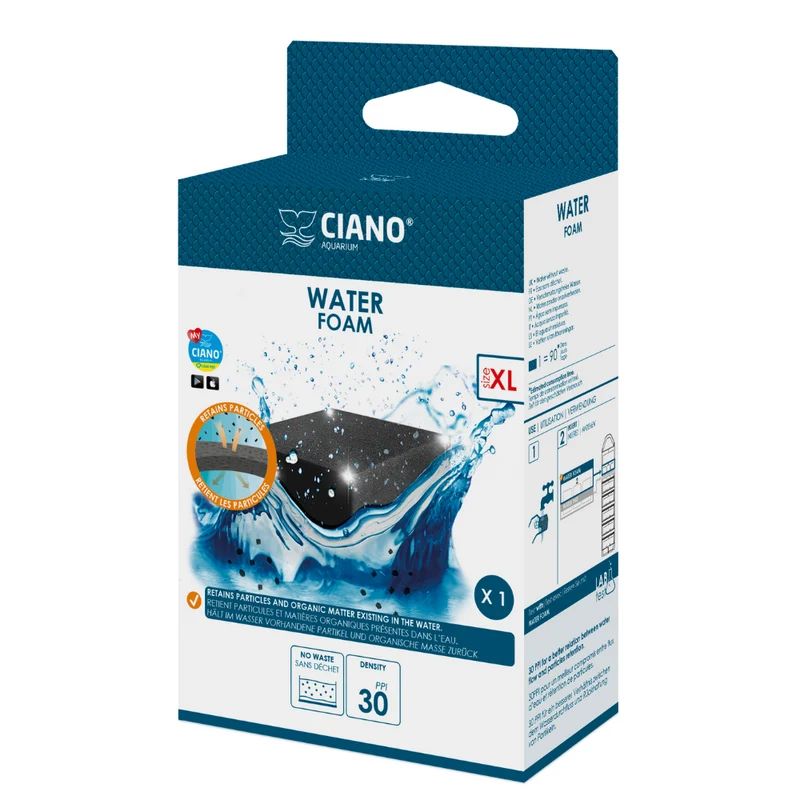 Ciano Water Foam Black XL Aquarium Filter