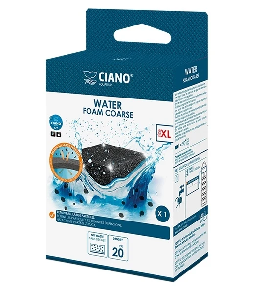 Ciano Water Foam Coarse Black XL Aquarium Filter