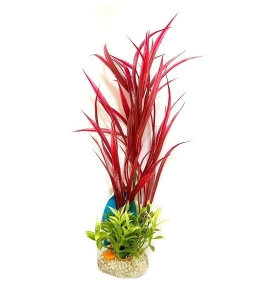 Aqua D'Ella Medium Plant Amazon Sword Aquarium Decor