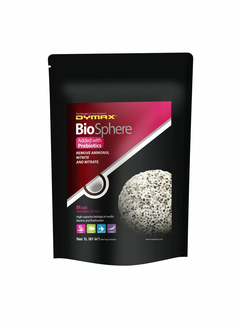 Dymax Bio Sphere - Aquarium Optimal Bio-Filtration Equipment 1L