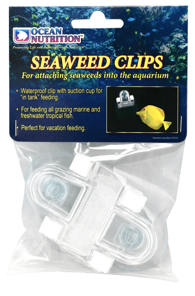 Ocean Nutrition Aquarium Seaweed Tight-Grip Clips 2pcs