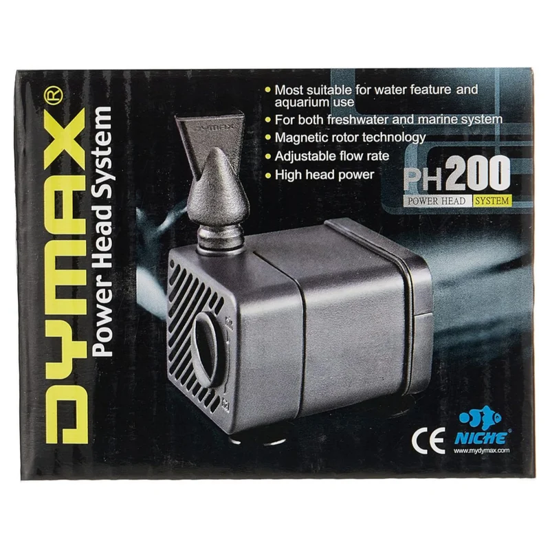 Dymax Power Head PH200 Silent Water Pump For Aquarium 200L/h