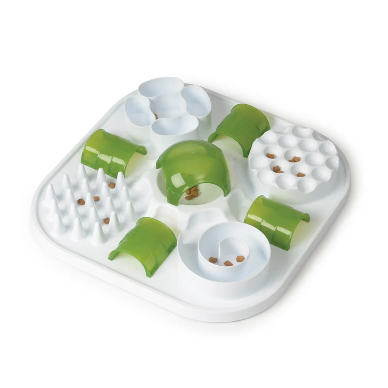 Catit Play Treat Puzzle Feeder 40 x 40 x 8 cm (WxDxH)