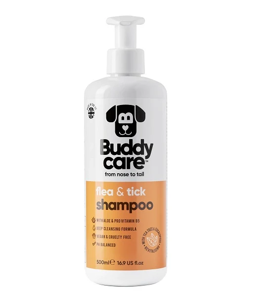 Buddycare Flea & Tick Dog Shampoo 500ml