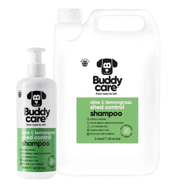 Buddycare Shed Control Aloe & Lemongrass Dog Shampoo
