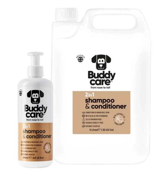 Buddycare 2in1 Dog Shampoo & Conditioner for Dogs