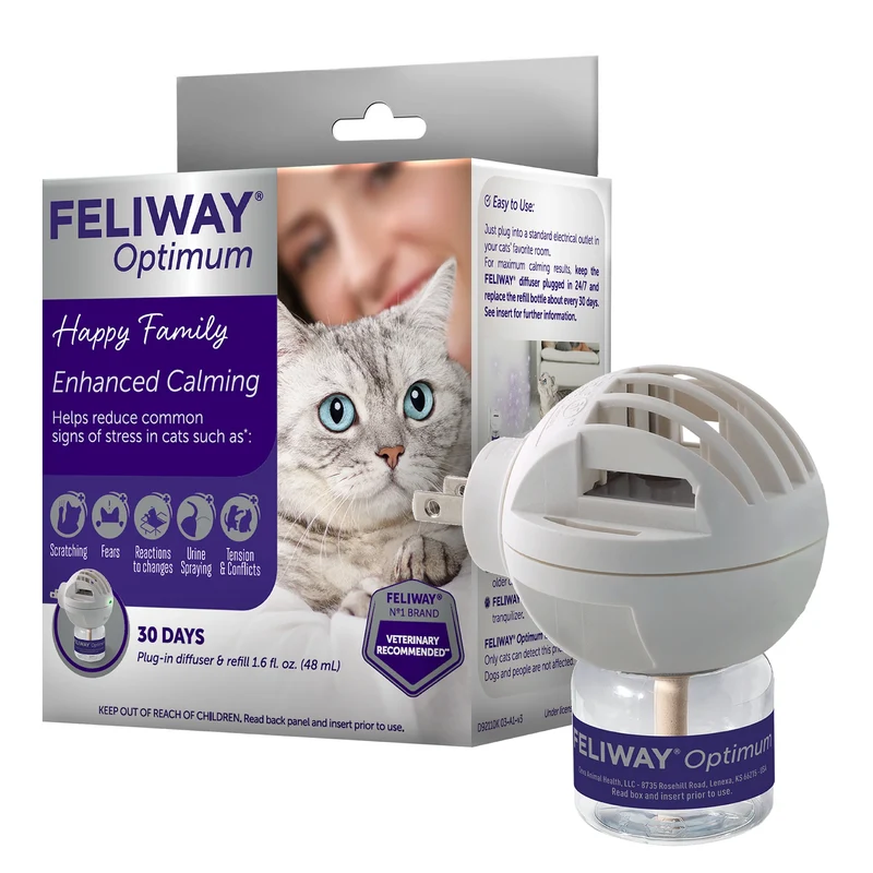 Feliway Optimum Calming Diffuser + Refill for Cats 48ml