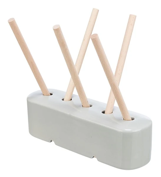Trixie Ceramic Wood Food Manger for Small Pets 26X23X17CM