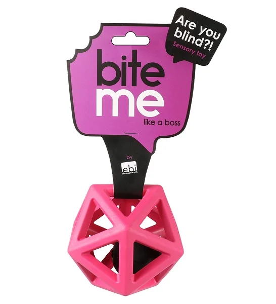 ebi Bite Me 'Are You Blind?!' Dog Toy with Bell 10cm