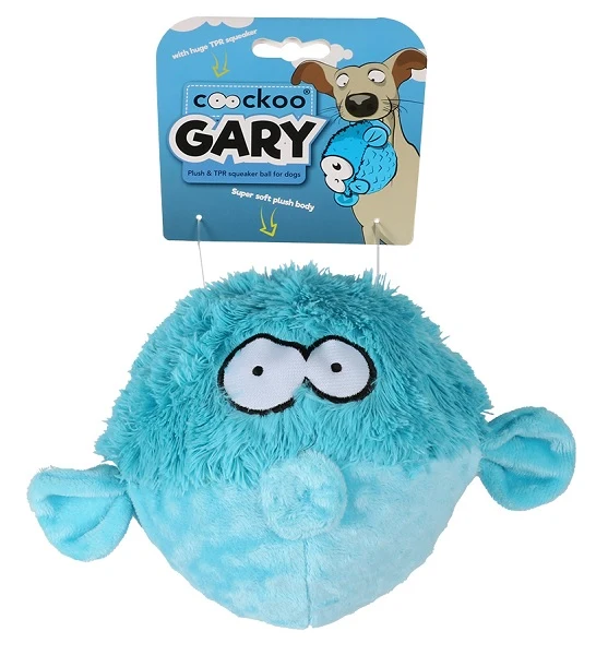 ebi Coockoo Gary TPR Squeaker Ball Dog Toy