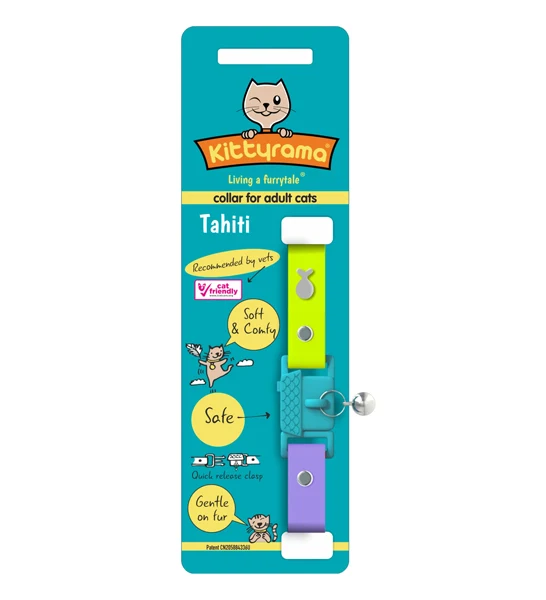 Kittyrama Tahiti Cat Collar 19.5cm - 26.5cm