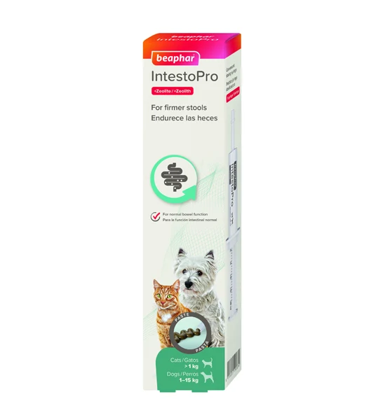 Beaphar Intestopro Anti Diarrhea Paste Syringe for Small Dogs & Cats 20ml