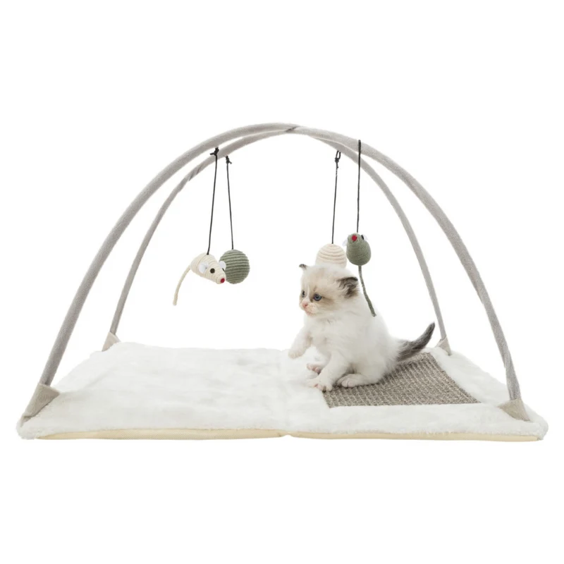 Trixie Junior Cat Scratching Mat With Arch & Kitten Playpen 60x33x42cm