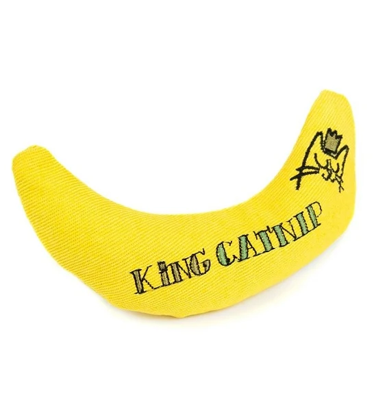 King Catnip Banana Cat Toy 14x3x4.2cm