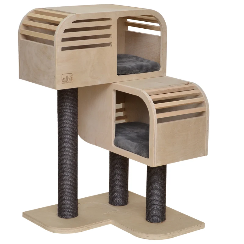 ebi Atlas 90 Cat Scratching Post & Condo 57x56x93cm