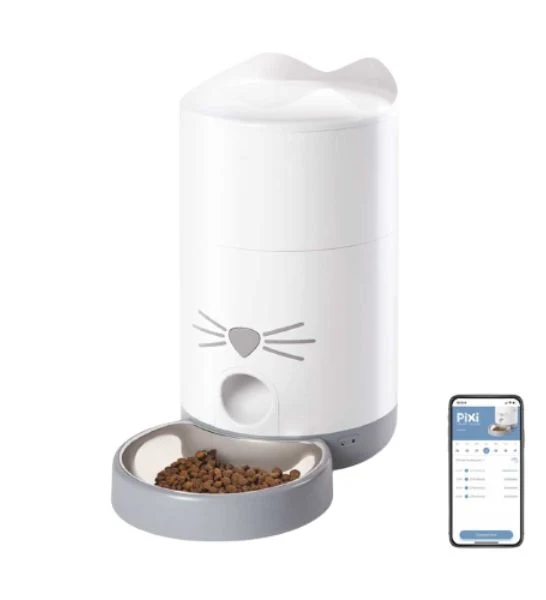 Catit Pixi Smart Dry Food Feeder 19.1 x 19.1 x 34.2 cm