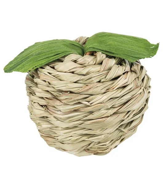 Trixie Apple Grass with/ Maize Husk Small Pet Toy 7cm