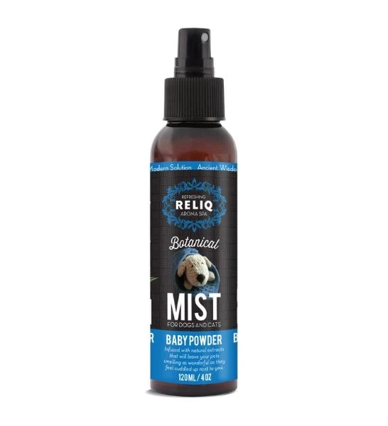 Reliq Perfume Mist Baby Powder for Dogs & Cats 120ml