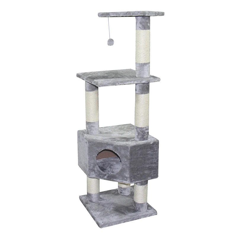ebi Classic Scratching Cat Tree Loonaa Grey 135cm