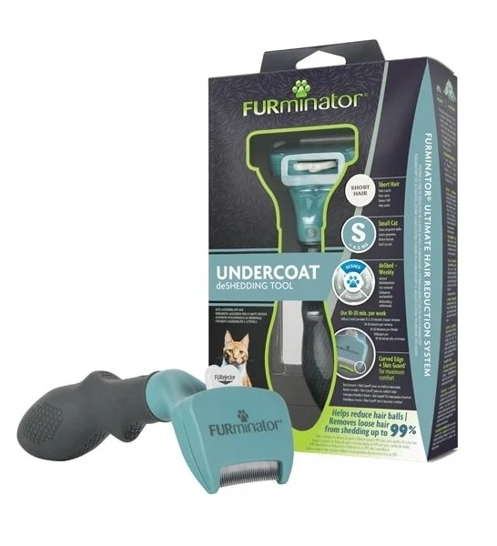 FURminator Undercoat DeShedding Tool for Short Hair Cats