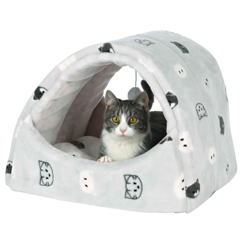 Trixie Cave Mimi Non-Slip Bottom Cuddle Cave Bed for Cats 42x35x35cm