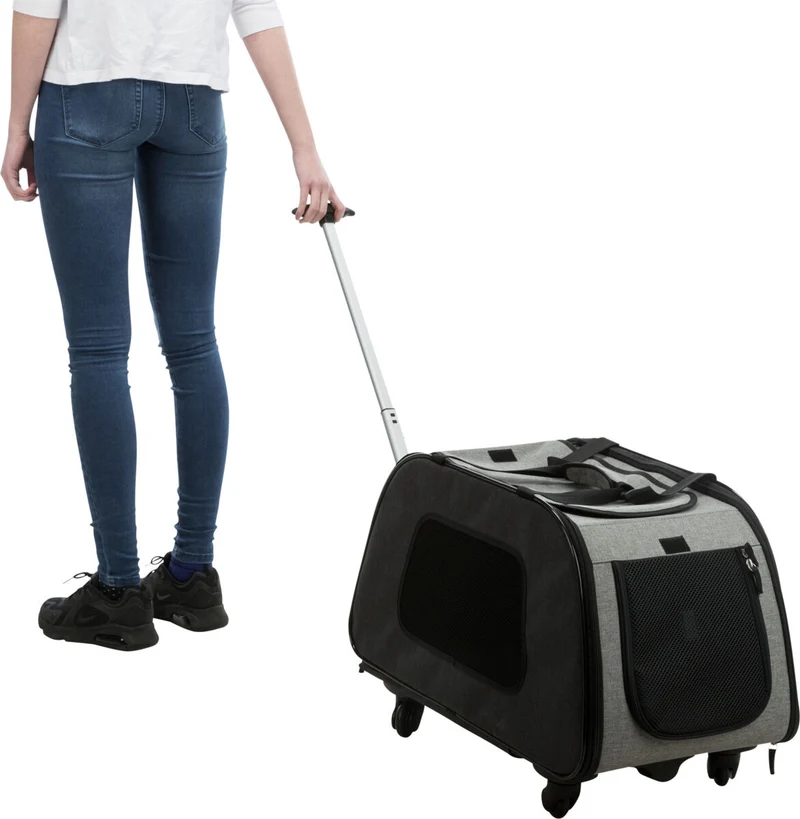 Trixie Large Trolley Pet Carrier for Dogs 34x43x67cm