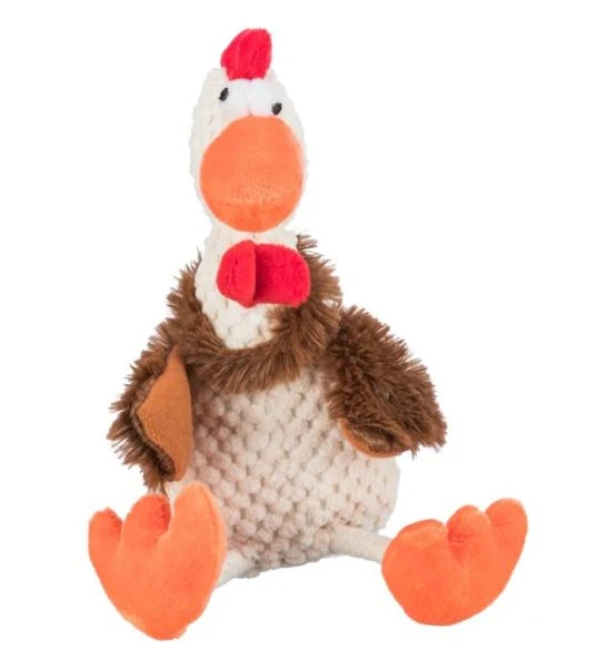 Trixie Plush Rooster Toy for Dogs 22cm