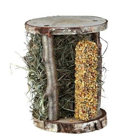 Trixie Wooden Tower with Hay & Crispy Bar for Small Pets 13x17x13cm
