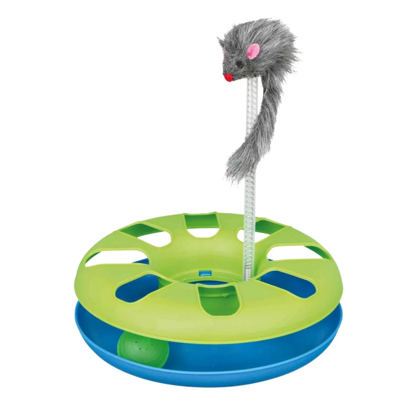 Trixie Crazy Circle with Plush Mouse Toy for Cats 24x29cm