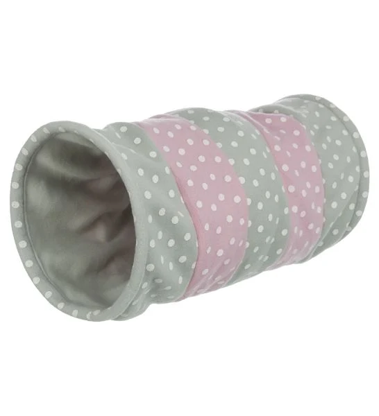 Trixie Pastel Fleece Tunnel Toy for Cats 50cm