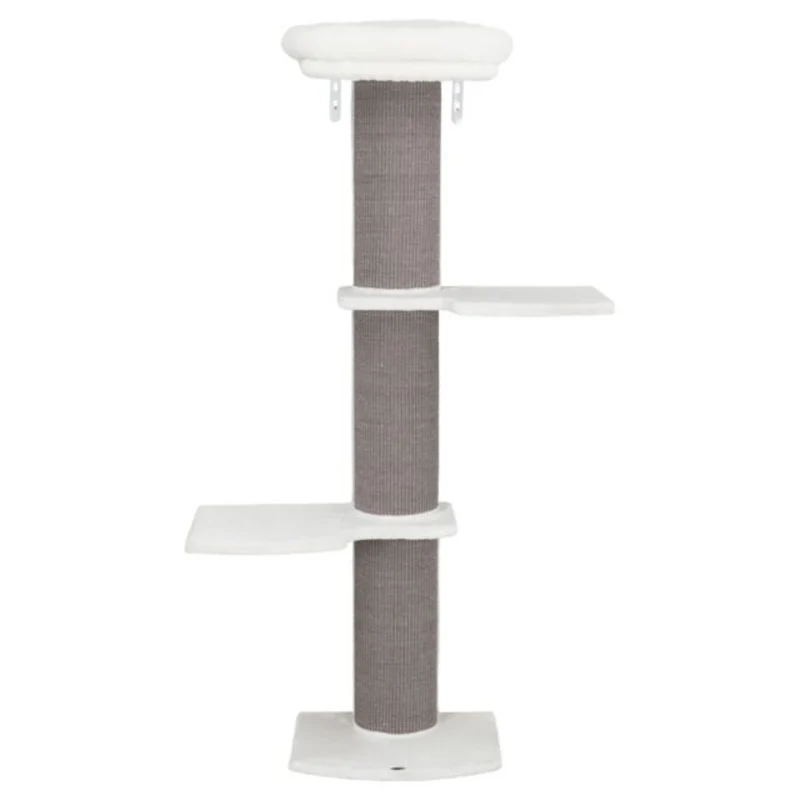 Trixie Acadia Cats Scratching Post Grey & White 46x37x160cm